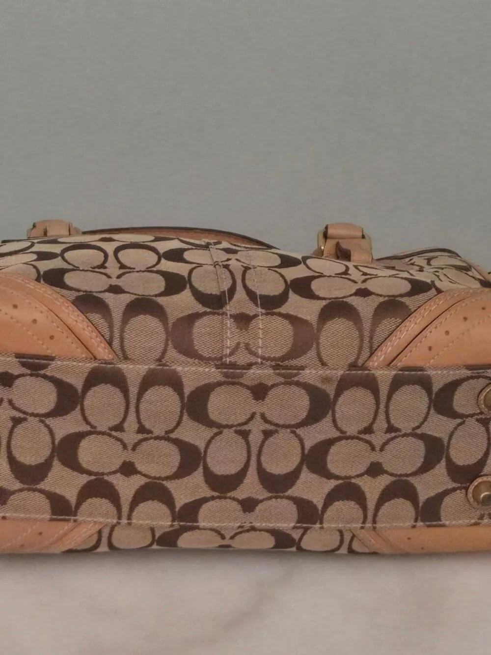 Coach Signature Canvas with Leather Trim - Picture 5 of 7